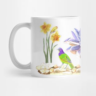 Birds and flowers Mug